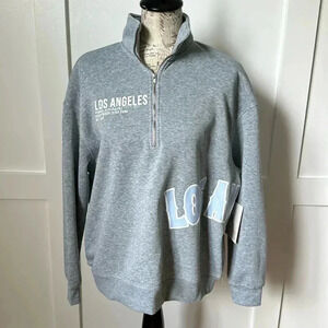 Love theory, essentials, half zip sweatshirt